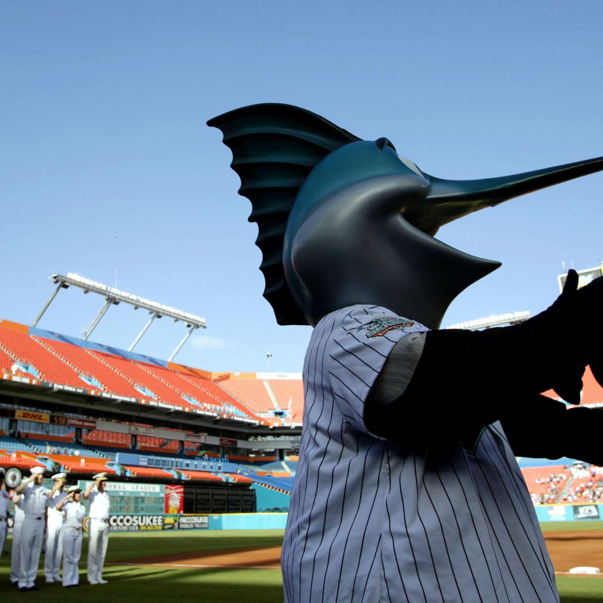 Jared Block on X: Marlins man is at the wrong ballpark today