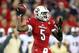 LOUISVILLE, KY - OCTOBER 18: Teddy Bridgewater #5 of the Louisville Cardinals throws a pass during the game against the Central Florida Knights at Papa John's Cardinal Stadium on October 18, 2013 in Louisville, Kentucky. (Photo by Andy Lyons/Getty Images)