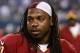 Oct 13, 2013; Arlington, TX, USA; Washington Redskins strong safety Brandon Meriweather (31) walks off the field after the game against the Dallas Cowboys at AT&T Stadium. The Dallas Cowboys beat the Washington Redskins 31-16. Mandatory Credit: Tim Heitman-USA TODAY Sports