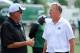 Rex Ryan and John Idzik during Jets' training camp, when few people spoke of playoffs.