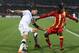 RUSTENBURG, SOUTH AFRICA - JUNE 26: Clint Dempsey of the United States is challenged by Hans Sarpei of Ghana during the 2010 FIFA World Cup South Africa Round of Sixteen match between USA and Ghana at Royal Bafokeng Stadium on June 26, 2010 in Rustenburg, South Africa. (Photo by Ian Walton/Getty Images)