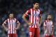 BARCELONA, SPAIN - OCTOBER 19: Diego Costa of Atletico de Madrid looks on dejected during the La Liga match between RCD Espanyol and Club Atletico de Madrid at Cornella-El Prat Stadium on October 19, 2013 in Barcelona, Spain. (Photo by David Ramos/Getty Images)