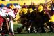 Nov 17, 2012; Tempe, AZ, USA; A general view of the Arizona State Sun Devils offensive line during the fourth quarter against the Washington State Cougars at Sun Devil Stadium. Mandatory Credit: Allan Henry-USA TODAY Sports