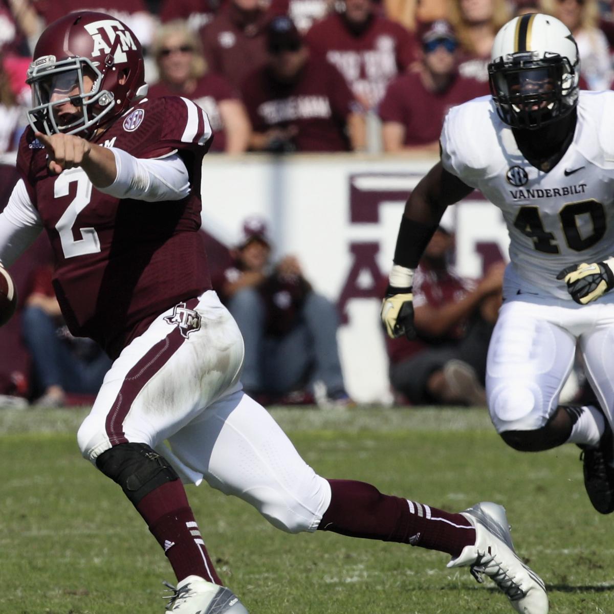 Texas A&M Football Aggies 4 Most Likely Bowl Opponents News, Scores
