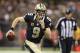 NEW ORLEANS, LA - OCTOBER 27: Drew Brees #9 of the New Orleans Saints runs the ball against the Buffalo Bills at Mercedes-Benz Superdome on October 27, 2013 in New Orleans, Louisiana. The Saints defeated the Bills 35-14. (Photo by Wesley Hitt/Getty Images)