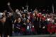 Oct 30, 2013; Boston, MA, USA; Boston Red Sox fans celebrates after game six of the MLB baseball World Series against the St. Louis Cardinals at Fenway Park. Red Sox won 6-1. Mandatory Credit: Mark L. Baer-USA TODAY Sports
