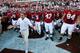 TUSCALOOSA, AL - SEPTEMBER 28: Head coach Nick Saban of the Alabama Crimson Tide walks his team onto the field to face the Mississippi Rebels at Bryant-Denny Stadium on September 28, 2013 in Tuscaloosa, Alabama. (Photo by Kevin C. Cox/Getty Images)