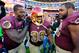 LANDOVER, MD - NOVEMBER 03: Fullback Darrel Young #36 of the Washington Redskins celeberates with teammates after scoring the game winning touchdown in overtime to give the Redskins a 30-24 win over the San Diego Chargers at FedExField on November 3, 2013 in Landover, Maryland. (Photo by Rob Carr/Getty Images)