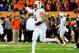 CORVALLIS, OR - OCTOBER 26: Linebacker Shayne Skov #11 of the Stanford Cardinal runs off the field after Stanford held the Oregon State Beavers on fourth down late in the fourth quarter of the game at Reser Stadium on October 26, 2013 in Corvallis, Oregon. Stanford won the game 20-12. (Photo by Steve Dykes/Getty Images)