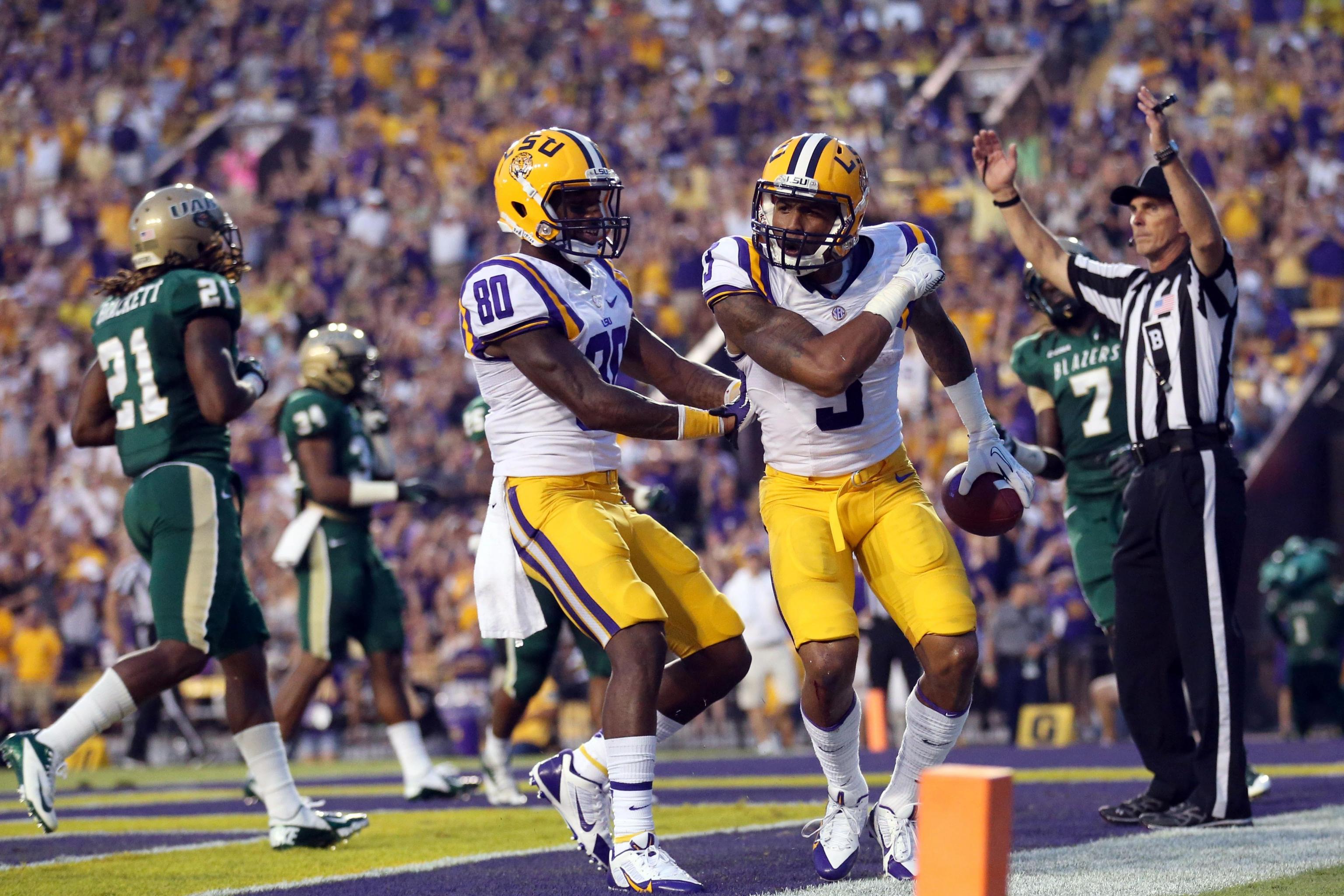 LSU receivers Jarvis Landry and Odell Beckham Jr. have special