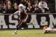 COLLEGE STATION, TX - NOVEMBER 02: Johnny Manziel #2 of the Texas A&M Aggies scrambles out of the pocket against the UTEP Miners at Kyle Field on November 2, 2013 in College Station, Texas. (Photo by Bob Levey/Getty Images)