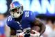EAST RUTHERFORD, NJ - SEPTEMBER 15: David Wilson #22 of the New York Giants carries the ball in the second quarter against the Denver Broncos at MetLife Stadium on September 15, 2013 in East Rutherford, New Jersey. (Photo by Elsa/Getty Images)