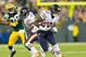 Nov 4, 2013; Green Bay, WI, USA; Chicago Bears wide receiver Alshon Jeffery (17) rushes with the football after catching a pass during the first quarter against the Green Bay Packers at Lambeau Field. Mandatory Credit: Jeff Hanisch-USA TODAY Sports
