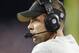 Oct 13, 2013; Foxborough, MA, USA; New Orleans Saints head coach Sean Payton during the second half of a game against the New England Patriots at Gillette Stadium. Mandatory Credit: Mark L. Baer-USA TODAY Sports