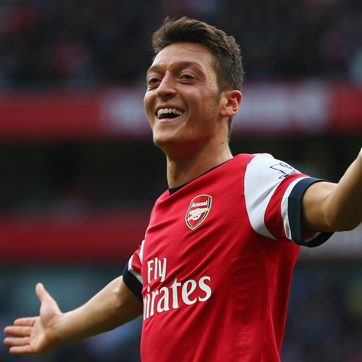 Mesut Ozil Loving Life at Premier League Title Contenders ...