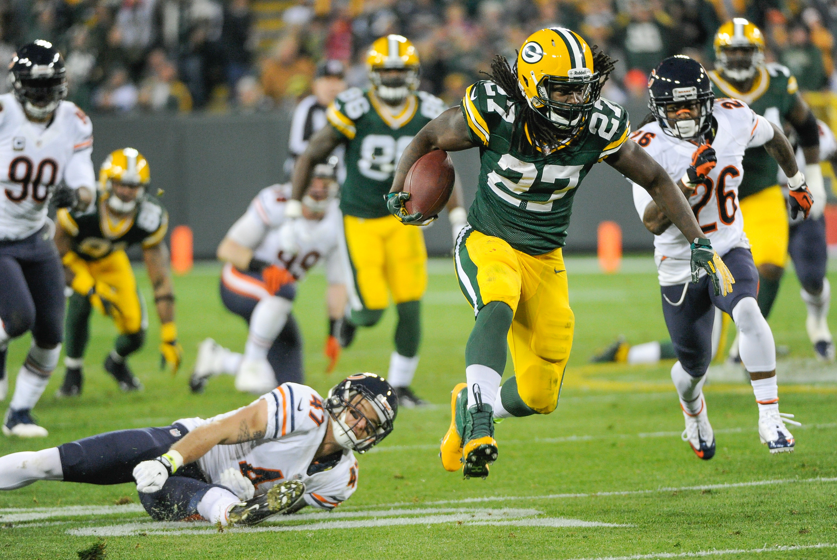 Eddie Lacy works out for Baltimore Ravens 