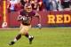 Nov 3, 2013; Landover, MD, USA; Washington Redskins running back Alfred Morris (46) runs with the ball during overtime against the San Diego Chargers at FedEx Field. The Redskins defeated the Chargers 30-24. Mandatory Credit: Tommy Gilligan-USA TODAY Sports