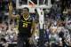 March 23, 2013; San Jose, CA, USA; Oregon Ducks guard Damyean Dotson (21) reacts after making a three point basket against the Saint Louis Billikens during the second half of the third round of the NCAA basketball tournament at HP Pavilion. The Ducks defeated the Billikens 74-57. Mandatory Credit: Cary Edmondson-USA TODAY Sports
