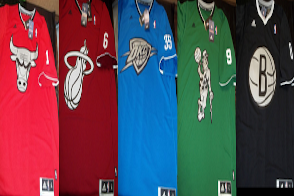 Christmas Day jerseys over time