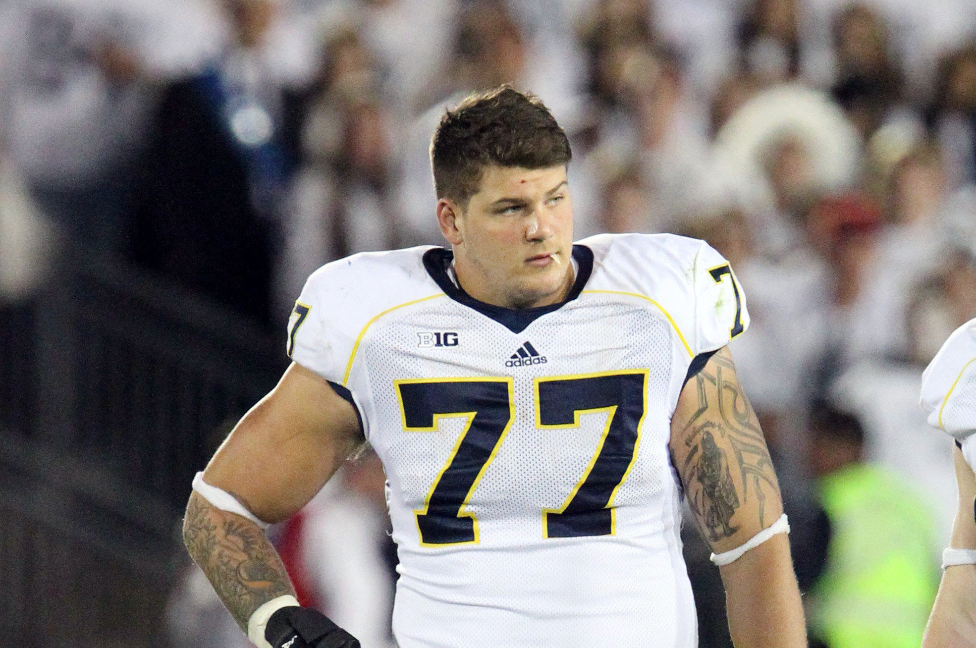 Michigan's Taylor Lewan named 4th biggest freak in college