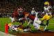 TUSCALOOSA, AL - NOVEMBER 09: T.J. Yeldon #4 of the Alabama Crimson Tide scores a touchdown in the third quarter against the LSU Tigers at Bryant-Denny Stadium on November 9, 2013 in Tuscaloosa, Alabama. (Photo by Kevin C. Cox/Getty Images)