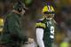 GREEN BAY, WI - NOVEMBER 04: Seneca Wallace #9 of the Green Bay Packers talks to head coach Mike McCarthy on the sidelines during the second half of play against the Chicago Bears during the game at Lambeau Field on November 04, 2013 in Green Bay, Wisconsin. (Photo by Mike McGinnis/Getty Images)