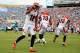 JACKSONVILLE, FL - SEPTEMBER 30: Wide receiver A.J. Green #18 of the Cincinnati Bengals celebrates a touchdown in the fourth quarter against the Jacksonville Jaguars at EverBank Field on September 30, 2012 in Jacksonville, Florida. (Photo by Chris Trotman/Getty Images)