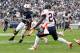 Nov 2, 2013; University Park, PA, USA; Penn State Nittany Lions tight end Adam Breneman (81) runs the ball during overtime against the Illinois Fighting Illini at Beaver Stadium. Penn State defeated Illinois 24-17. Mandatory Credit: Matthew O'Haren-USA TODAY Sports