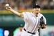 DETROIT, MI - OCTOBER 08: Max Scherzer #37 of the Detroit Tigers pitches in the seventh inning against the Oakland Athletics during Game Four of the American League Division Series at Comerica Park on October 8, 2013 in Detroit, Michigan. (Photo by Rob Carr/Getty Images)