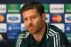 MANCHESTER, ENGLAND - MARCH 04: Xabi Alonso of Real Madrid faces the media during a press conference at Old Trafford on March 4, 2013 in Manchester, England. (Photo by Alex Livesey/Getty Images)