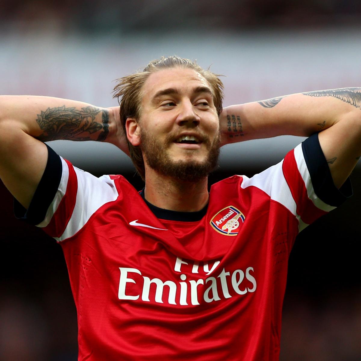 Why Time Is Almost Up for Striker Nicklas Bendtner at Arsenal | News, Scores, Highlights, Stats, and Rumors