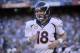 SAN DIEGO, CA - NOVEMBER 10: Peyton Manning #18 of the Denver Broncos runs to the sideline during the game against the San Diego Chargers on November 10, 2013 at Qualcomm Stadium in San Diego, California. (Photo by Donald Miralle/Getty Images)
