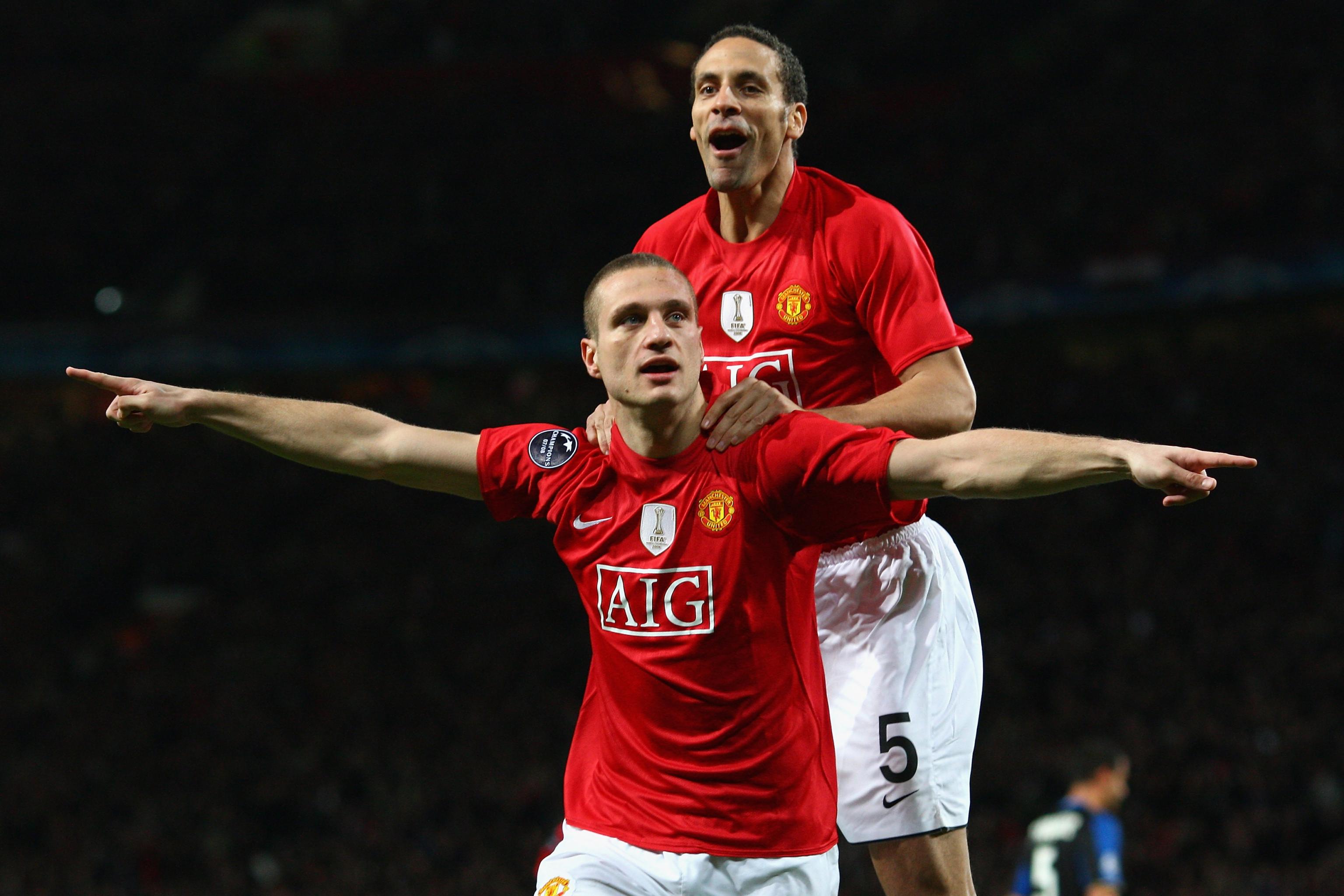 Nemanja Vidić a Rio Ferdinand