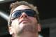 Jimmie Johnson looking up before introductions at Homestead-Miami last year. Credit: Dwight Drum