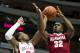 DALLAS, TX - NOVEMBER 8: Retin Obasohan #32 of the Alabama Crimson Tide shoots the ball against the Oklahoma Sooners during the Tip-Off Showcase on November 8, 2013 at the American Airlines Center in Dallas, Texas. (Photo by Cooper Neill/Getty Images)