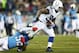NASHVILLE, TN - NOVEMBER 14: Trent Richardson #34 of the Indianapolis Colts tries to break the tackle of Akeem Ayers #56 of the Tennessee Titans in the second quarter at LP Field on November 14, 2013 in Nashville, Tennessee. (Photo by Andy Lyons/Getty Images)