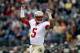 WINSTON SALEM, NC - NOVEMBER 09: Jameis Winston #5 of the Florida State Seminoles celebrates after a touchdown by his team during their game against the Wake Forest Demon Deacons at BB&T Field on November 9, 2013 in Winston Salem, North Carolina. (Photo by Streeter Lecka/Getty Images)