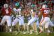 LINCOLN, NE - NOVEMBER 16: Quarterback Connor Cook #18 of the Michigan State Spartans scans the field during their game against the Nebraska Cornhuskers at Memorial Stadium on November 16, 2013 in Lincoln, Nebraska. (Photo by Eric Francis/Getty Images)