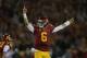 LOS ANGELES, CA - NOVEMBER 16: Quarterback Cody Kessler