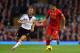 LIVERPOOL, ENGLAND - NOVEMBER 09: Luis Suarez of Liverpool competes with Steve Sidwell of Fulham on his way to scoring the fourth goal during the Barclays Premier League match between Liverpool and Fulham at Anfield on November 9, 2013 in Liverpool, England. (Photo by Alex Livesey/Getty Images)