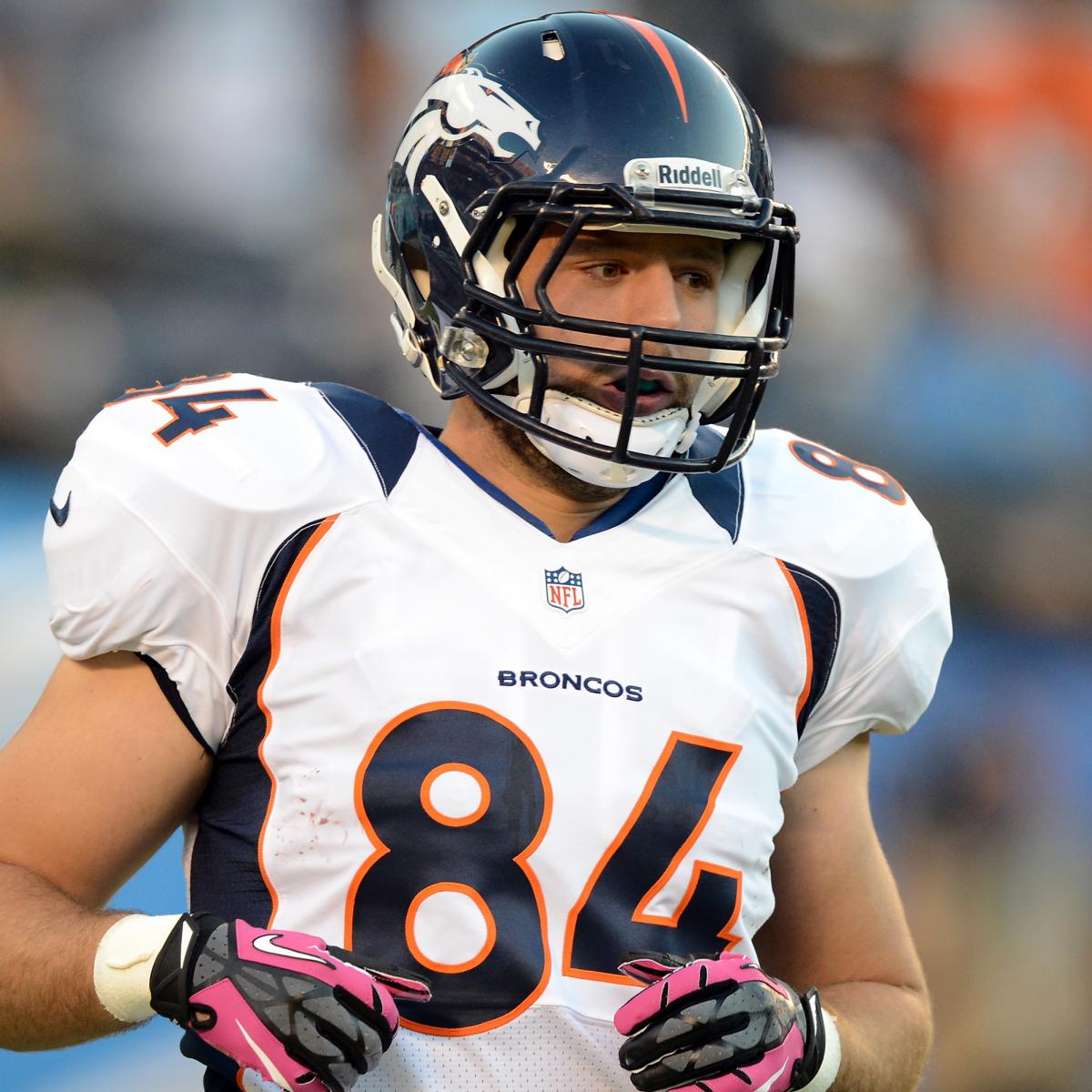 Jacob Tamme's Full Fantasy Scouting Report Following Julius Thomas' Injury, News, Scores, Highlights, Stats, and Rumors