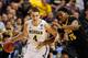 AUBURN HILLS, MI - MARCH 23: Mitch McGary #4 of the Michigan Wolverines drives against Juvonte Reddic #15 of the Virginia Commonwealth Rams during the third round of the 2013 NCAA Men's Basketball Tournament at The Palace of Auburn Hills on March 23, 2013 in Auburn Hills, Michigan. (Photo by Gregory Shamus/Getty Images)