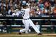 DETROIT, MI - OCTOBER 08: Jhonny Peralta #27 of the Detroit Tigers hits a three run home run in the fifth inning against the Oakland Athletics during Game Four of the American League Division Series at Comerica Park on October 8, 2013 in Detroit, Michigan. (Photo by Leon Halip/Getty Images)
