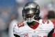 FOXBORO, MA - SEPTEMBER 22: Dashon Goldson #38 of the Tampa Bay Buccaneers warms up prior to their game against the New England Patriots at Gillette Stadium on September 22, 2013 in Foxboro, Massachusetts. (Photo by Winslow Townson/Getty Images)