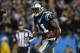 Nov 18, 2013; Charlotte, NC, USA; Carolina Panthers wide receiver Brandon LaFell (11) celebrates after scoring a touchdown in the first quarter at Bank of America Stadium. Mandatory Credit: Bob Donnan-USA TODAY Sports