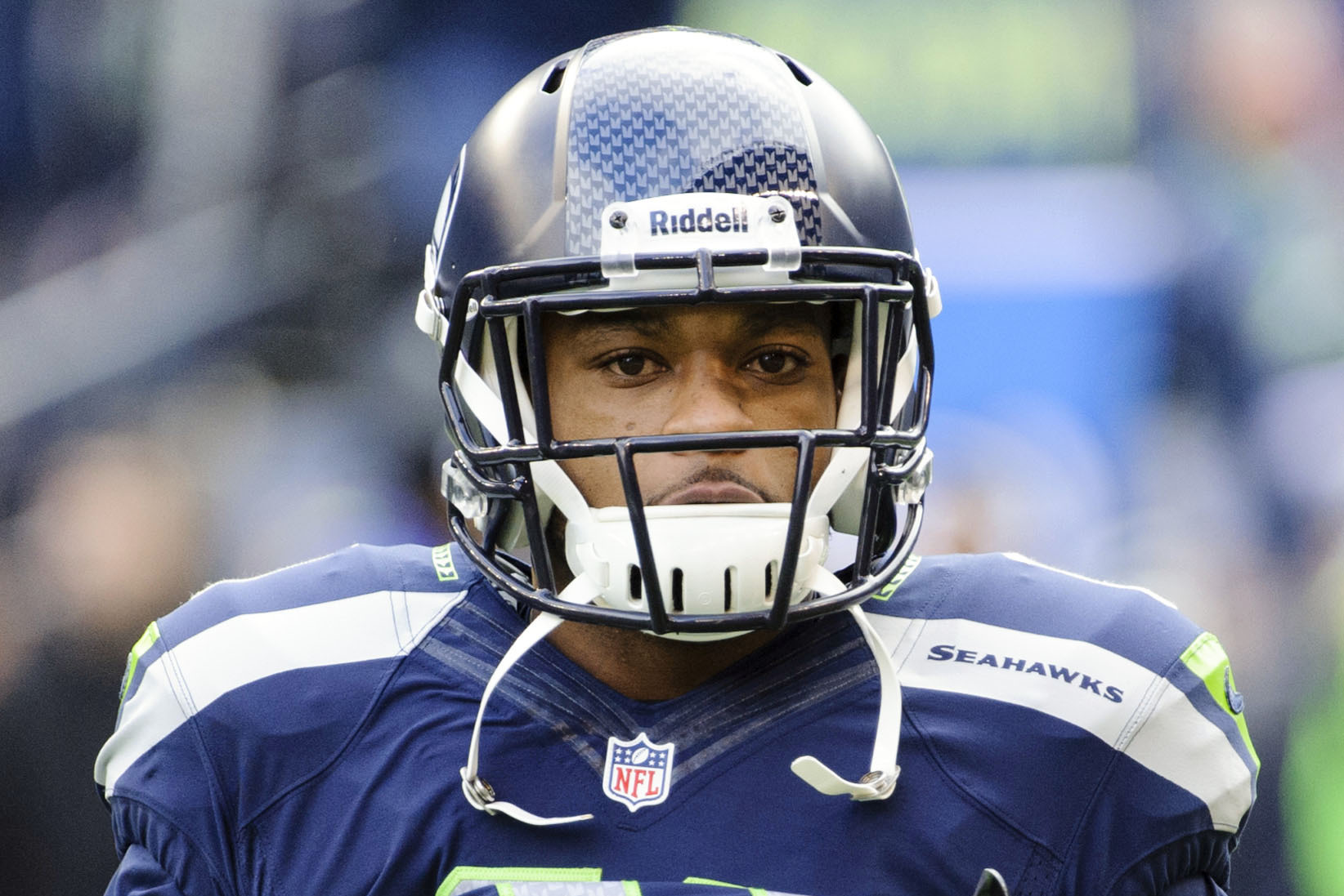 Percy Harvin (11) of the Seattle Seahawks after the game against the  Minnesota Vikings at Century Link Field in Seattle on Sunday, Nov. 17,  2013. (AP Photo/David Seelig Stock Photo - Alamy