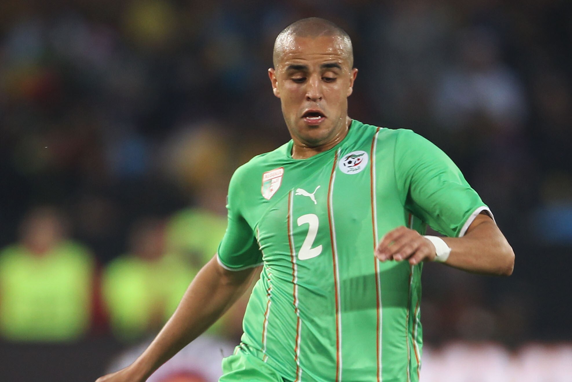 Gif Two Footed Lunging Tackle From Algeria S Madjid Bougherra Vs
