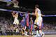 OAKLAND, CA - NOVEMBER 12: Stephen Curry #30 of the Golden State Warriors shoots a layup against the Detroit Pistons on November 12, 2013 at Oracle Arena in Oakland, California. NOTE TO USER: User expressly acknowledges and agrees that, by downloading and or using this photograph, user is consenting to the terms and conditions of Getty Images License Agreement. Mandatory Copyright Notice: Copyright 2013 NBAE (Photo by Rocky Widner/NBAE via Getty Images)