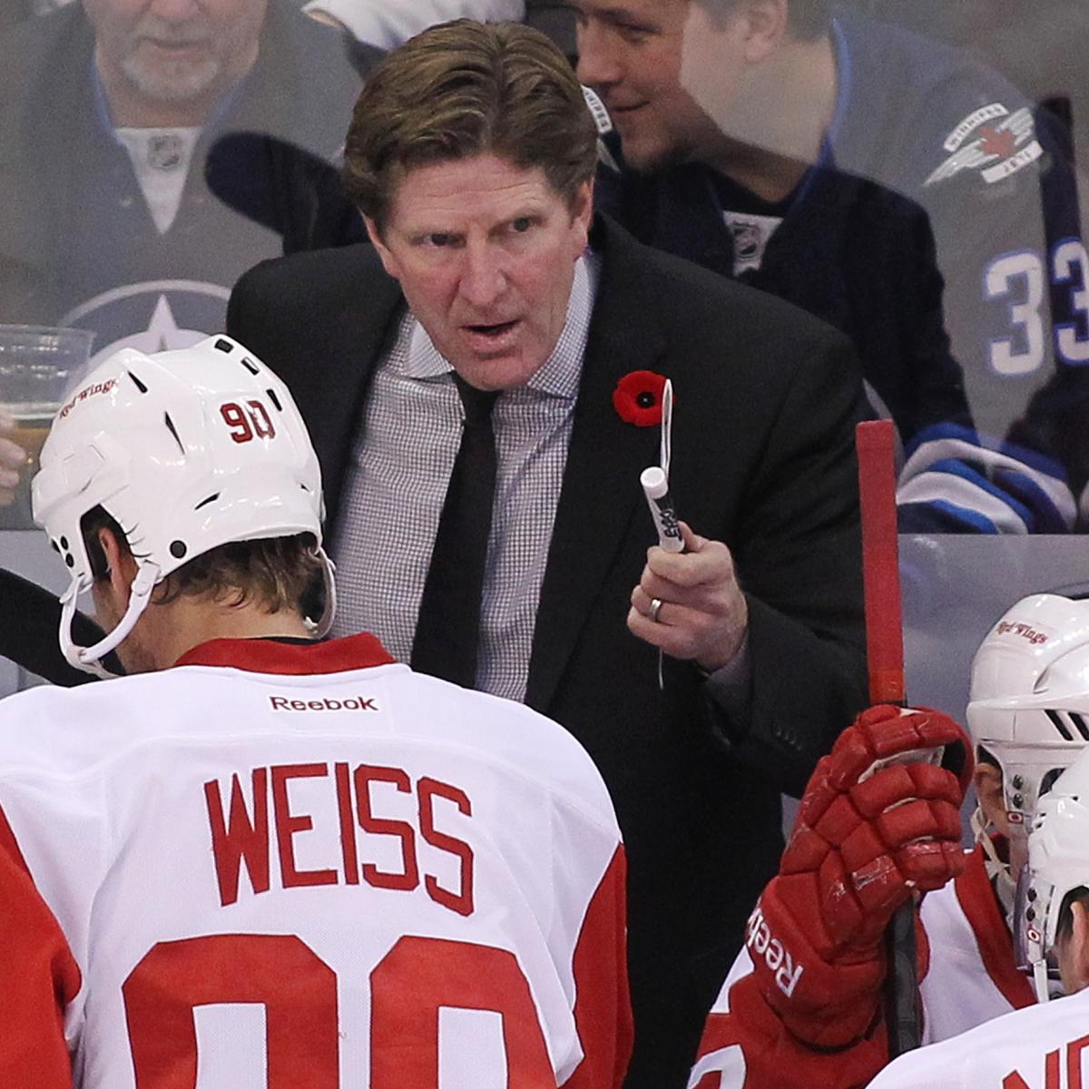 Detroit Red Wings Is Coach Mike Babcocks Message Getting Stale News Scores Highlights 
