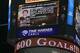 ANAHEIM, CA - MARCH 21: The scoreboard displays the statistics of Teemu Selanne #8 of the Anaheim Ducks after scoring his 600th career goal against the Colorado Avalanche in the second period during their NHL game at the Honda Center on March 21, 2010 in Anaheim, California. (Photo by Victor Decolongon/Getty Images)